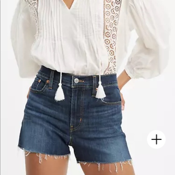 Levi’s High-rise Shorts dark wash - Picture 2 of 7